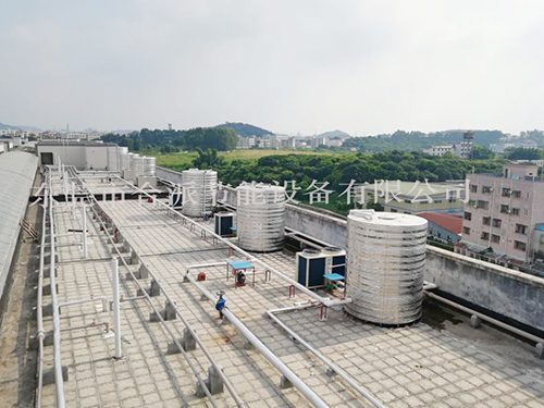 空气能热水器工程案例